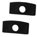 2X Заглушка для профиля ALUMINIUM PZ, ЧЕРНЫЙ