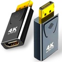 2x АДАПТЕР ПОРТ ДИСПЛЕЯ АДАПТЕР DP DISPLAYPORT НА HDMI 4K — 2 шт.