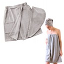 КИЛТ ПЛАВАТЕЛЬНОЕ ПОЛОТЕНЦЕ + ТЮРБАН ДЛЯ ЖЕНСКОЙ ГОЛОВЫ ДЛЯ САУНЫ СПА БАССЕЙНА