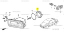 ЗАГЛУШКА ФАРА ПЕРІД HONDA ACCORD OE 34903-S1A-G01  фото 10