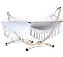 POTENZA гамак SANTIA XL 220x160см + рама екрю GRANDE 220кг