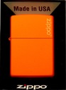 Зажигалка ZIPPO ORANGE MATTE LOGO
