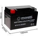 АККУМУЛЯТОР ГЕЛЕВИЙ MORETTI YTX7A-BS\/MTX7A-BS изображение 5