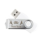 Pendrive Pamięć USB 4 GB z grawerem ślubnym Pojemność 4 GB