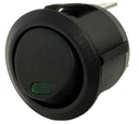 КРУГЛЫЙ МГНОВЕННЫЙ СВЕТОДИОДНЫЙ ВЫКЛЮЧАТЕЛЬ 12В