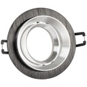 LIKA R ЧЕРНО-СЕРЕБРЯНЫЙ КРУГЛЫЙ ВСТРАИВАЕМЫЙ СВЕТИЛЬНИК