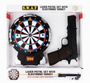 Pistolet z Laserem Tarcza Elektroniczna Dart Strzelanie do Celu Światło