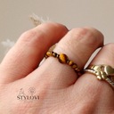 STYLOVI pierścionek elastyczny: tygrysie oko, hematyt Marka Inna marka