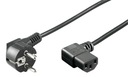 СИЛОВОЙ КАБЕЛЬ IEC320SCHUKO НА C13 10A, УГОЛ 2М