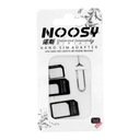 Nano Sim/Micro, Micro Sim и комплект адаптеров Nano/Sim (NOOSY 3in1) черный