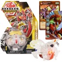 Świecący Bakugan Dragonoid X Nillious Biały Figurka Legends Nova Oryginalna