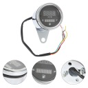 СЕРЕБРЯННЫЙ TACHOMETR МОТОЦИКЛЕТНЫЙ LED, DOKLADNY ИЗМЕРЕНИЕ СКОРОСТИ  фото 7