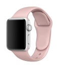 СИЛИКОНОВЫЙ РЕМЕШОК ДЛЯ IWATCH 42/44/45 мм | РОЗОВЫЙ ПЕСОК