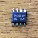 24C08WP — память EEPROM, 8кб, 100кГц, I2C
