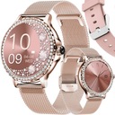 SMARTWATCH ЖЕНСКИЕ ЧАСЫ МЕНЮ ВЫЗОВОВ PL ПУЛЬС ДАВЛЕНИЕ ДВЕ РЕМЕШКА + БЕСПЛАТНО