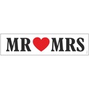 Свадебная декоративная доска MR MRS сердце свадьба