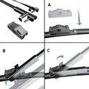 ESCOBILLAS PARTE DELANTERA PARA AUDI A3 8P (05.2003-03.2013) 2 