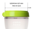 Comotomo Антиколиковая силиконовая бутылочка 250 мл 3м
