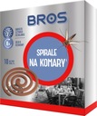BROS КОМАРНАЯ СПИРАЛЬ ИДЕАЛЬНО ДЛЯ САДА 10 ШТ.