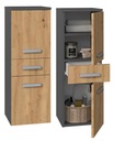 Шкаф для ванной комнаты с ящиком POST BOOKCASE ANT/ART