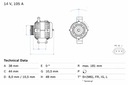 PRADNICA TROJFAZOWA MINI BMW MINI COOPER 06.2001 - 11.2006 COOPER 