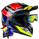 МОТОЦИКЛОВЫЙ ШЛЕМ HORN ATV ENDURO CROSS + ОЧКИ XS