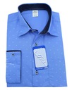 Синяя формальная рубашка с длинными рукавами для мальчика 158