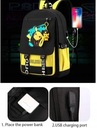 Školský batoh Taška Pokémoni Svieti Pikachu Ďalšie vlastnosti USB vstup