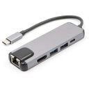 5 в 1 Type-C 3.1 пять в одном конвертер HDMI RJ45 «мульти в одном»