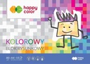 Blok rysunkowy kolorowy A4 HAPPY COLOR