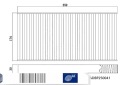 BLUE PRINT ADBP250041 FILTRE VENTILATION ESPACES PASAZERSKIEJphoto 15