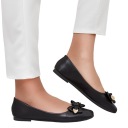 ЧЕРНЫЕ БАЛЕТКИ ЖЕНСКИЕ FITTCO 39
