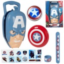 ЧЕМОДАН «КАПИТАН АМЕРИКА» MARVEL AVENGERS + НАКЛЕЙКИ НА ЗНАЧОК ЩИТА