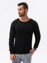 Pánsky bavlnený sveter E195 čierny M Značka Ombre