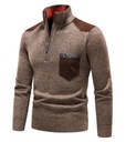 Elegantný pánsky zimný sveter viacfarebný ROZ M-4XL Značka bez marki