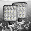 FARO EN FUNCIONAMIENTO HALÓGENO 48W 16 DIODO LUMINOSO LED 12V 24V IP67 E50 