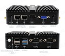 Priemyselný mini PC Intel WiFi HDMI VGA 2xRJ45