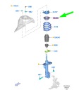 FORD MUSTANG MK6 ПЕРЕДНІЙ КРІПЛЕННЯ ПРУЖИНИ ВЕРХНЬОГО СИДІННЯ 5282196  (18222834423) фото min 6