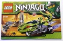 LEGO NINJAGO РУКОВОДСТВО 9447 ДВИЖЕНИЕ ЛЭШИ