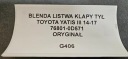 CACHE MOULURE COUVERCLES DE COFFRE ARRIÈRE TOYOTA YARIS III 14-17 ORIGINAL 76801-0D571photo 10