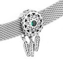 Подвески Ловец снов ЗЕЛЕНЫЙ кулон REFLEXIONS 925