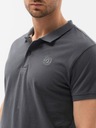 Мужская трикотажная рубашка-поло графит V3 S1374 M