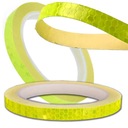 ЛЕНТА СВЕТООТРАЖАЮЩАЯ САМОКЛЕЯЩАЯСЯ ПРЕДУПРЕЖДАЮЩАЯ ДЛЯ ВЕЛОСИПЕДОВ, СКУТЕРА, ЖЕЛТАЯ, 8М