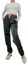 Dámske bavlnené nohavice zateplené kožušinou s vreckami Veľkosť 2XL/3XL