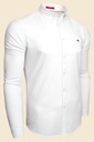 Tommy Hilfiger Pánska košeľa Biela Casual SLIM FIT 100% Bavlna veľ. XL Značka Tommy Jeans