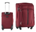 ВАліза СЕРЕДНЯ НА КОЛЕСАХ ДОРОЖНИЙ БАГАЖ DIAMOND RED SOFT M 24