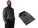 Мужская рубашка из хлопка LARGE, графит 50/51 6XL