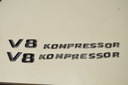 EMBLEMA V8 KOMPRESSOR MERCEDES W211 5.5 AMG 