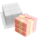 Силиконовая форма для мыла свечей и кубика Рубика.