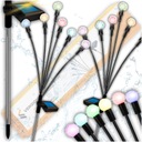 САДОВЫЙ СОЛНЕЧНЫЙ СВЕТИЛЬНИК, ДЕКОРАТИВНЫЕ RGB ШАРИКИ, 2 шт.